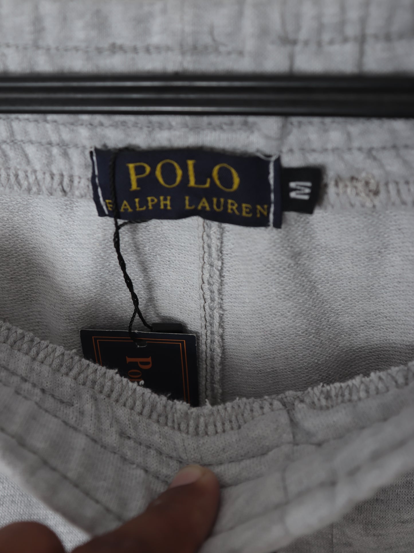 TR329- PRLN COTTON TERRY BACK POCKET TROUSER "NEW GREY"