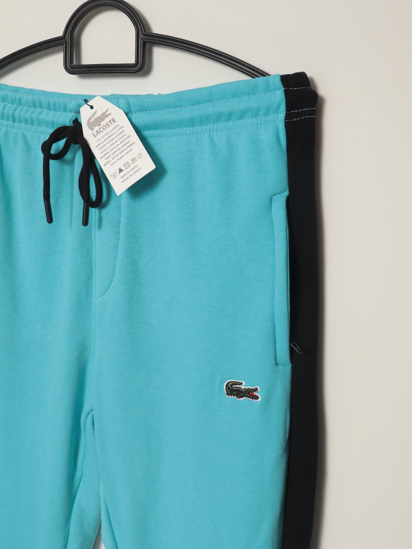 TR328- LCSTE PANEL 100% COTTON TERRY PREMIUM TROUSER "DARK AQUA"