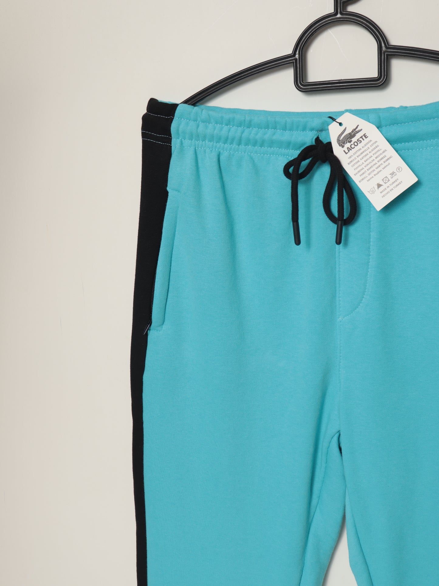TR328- LCSTE PANEL 100% COTTON TERRY PREMIUM TROUSER "DARK AQUA"