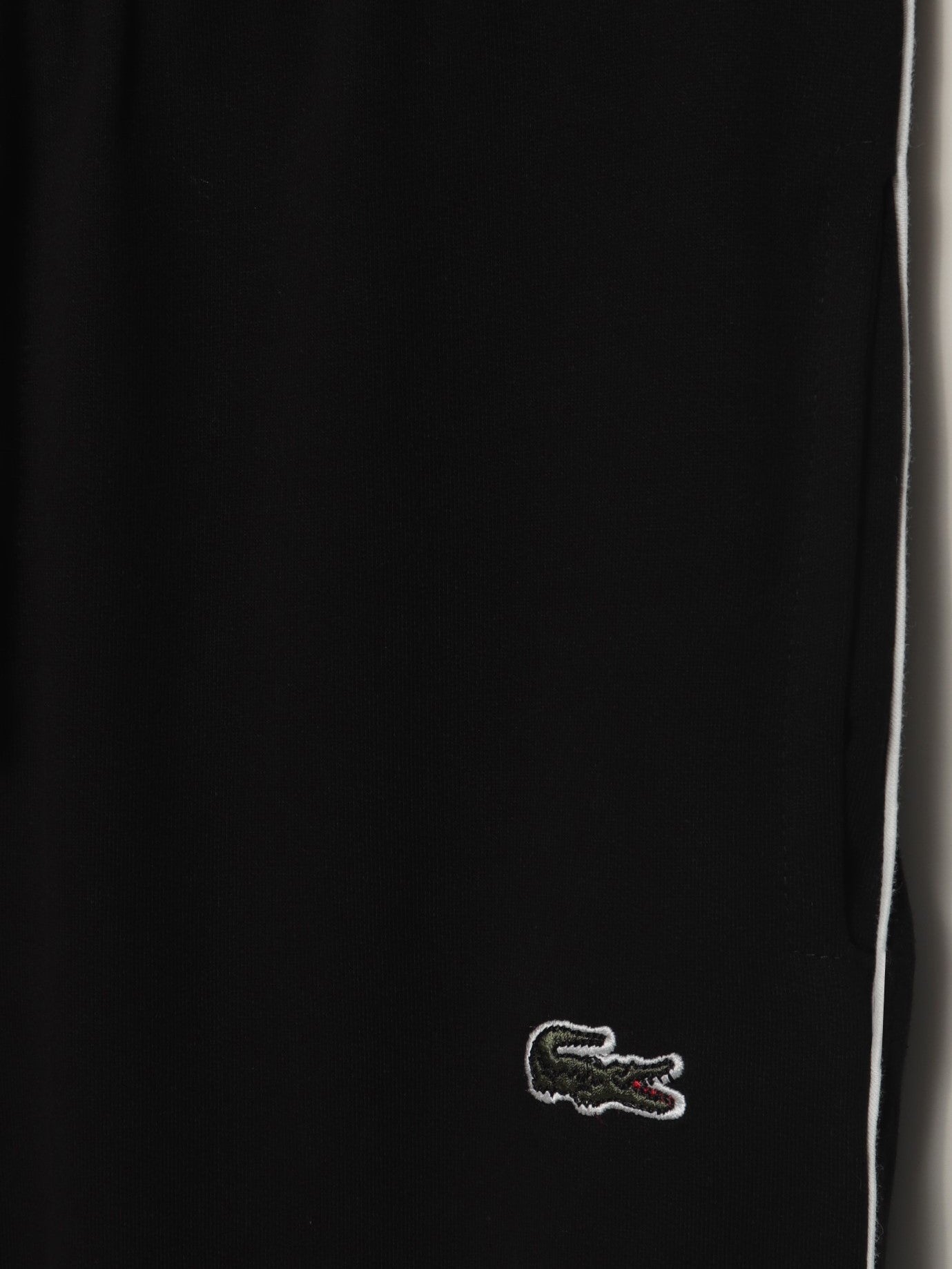 TR328-P- LCSTE 100% COTTON TERRY PIPING TROUSER "BLACK"