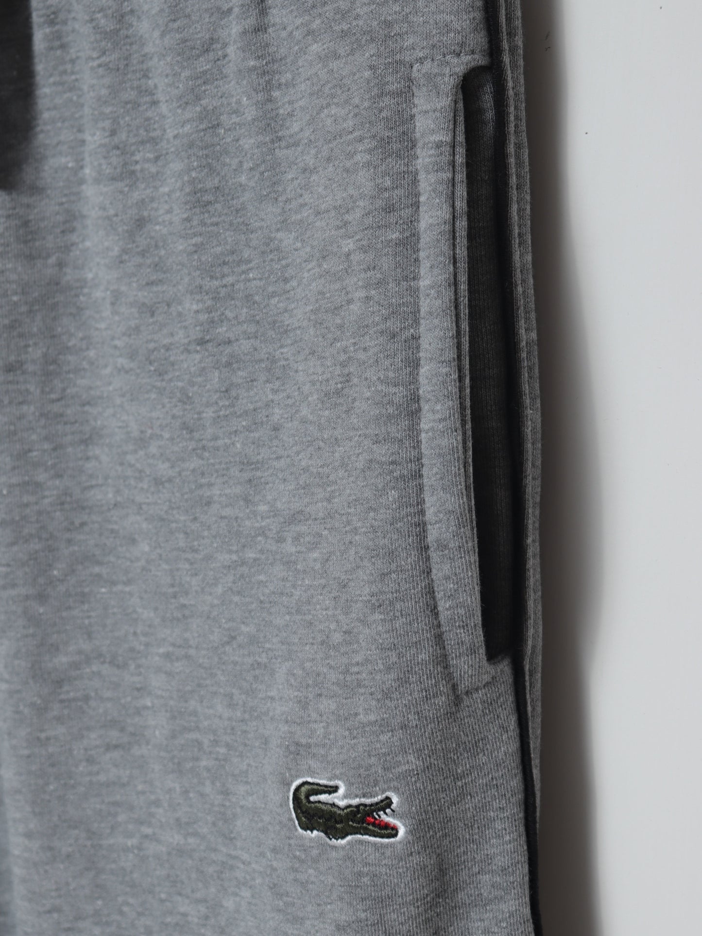 TR328-P- LCSTE 100% COTTON TERRY PIPING TROUSER "MID GREY"