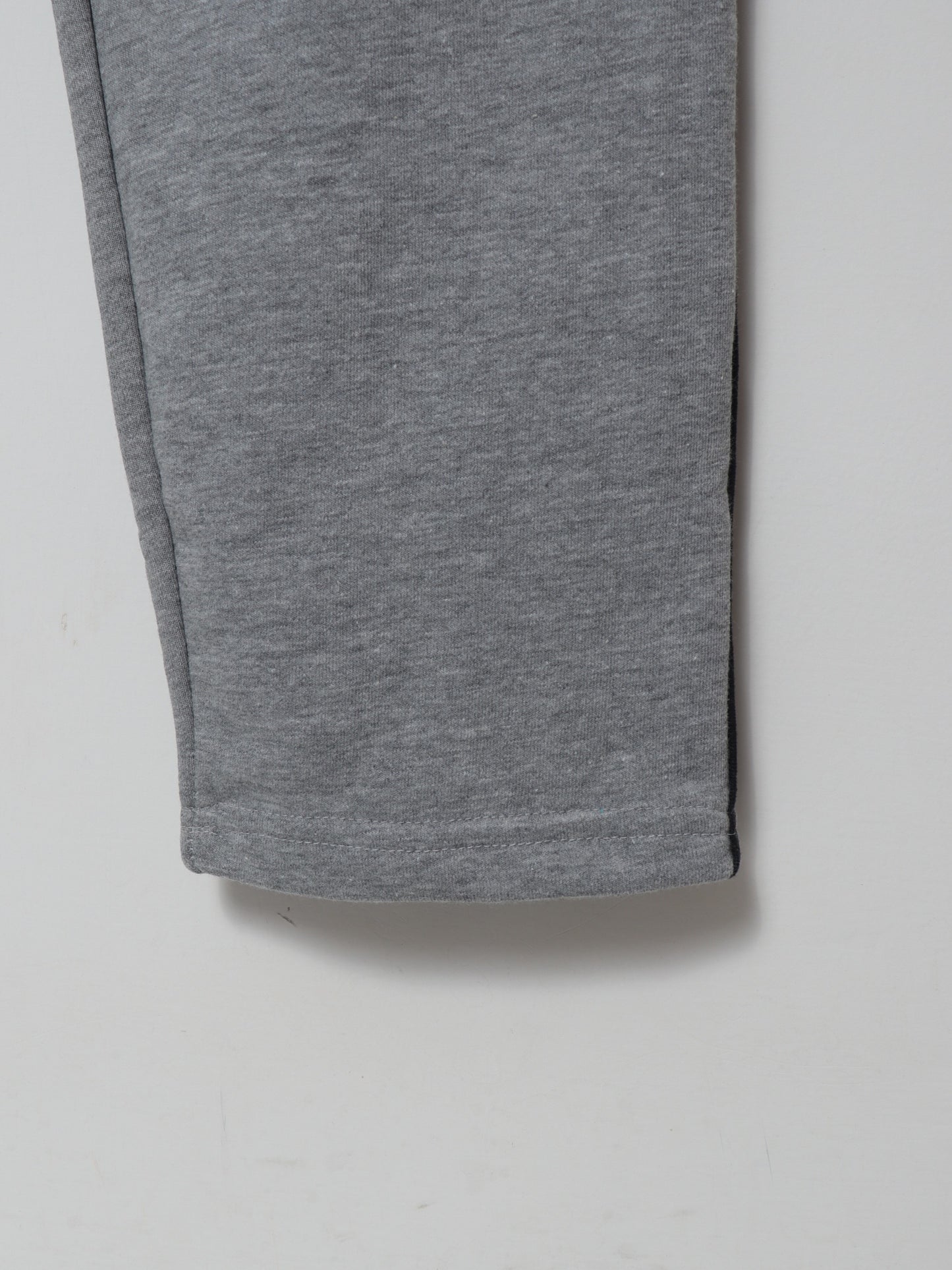 TR328-P- LCSTE 100% COTTON TERRY PIPING TROUSER "MID GREY"