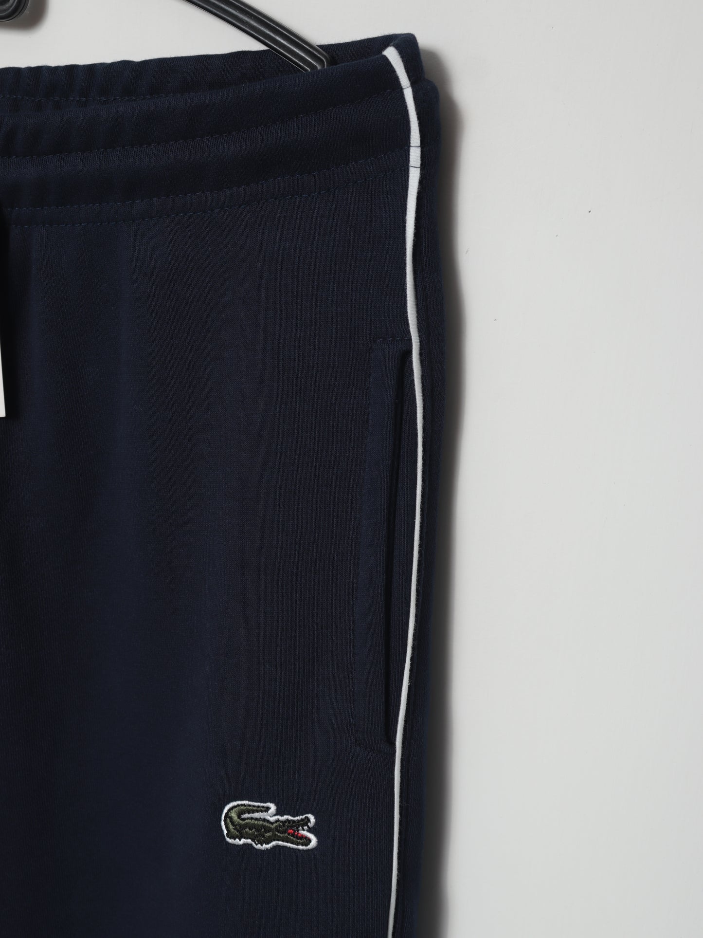 TR328-P- LCSTE 100% COTTON TERRY PIPING TROUSER "NAVY"