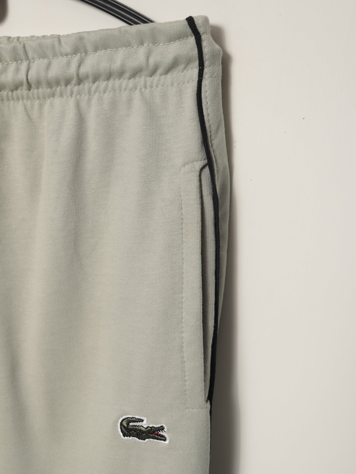 TR328-P- LCSTE 100% COTTON TERRY PIPING TROUSER "KHAKI"
