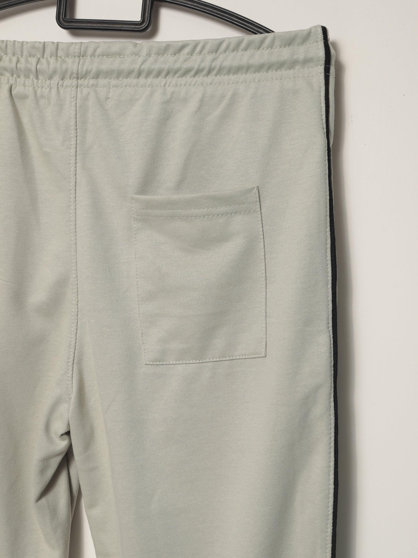 TR328-P- LCSTE 100% COTTON TERRY PIPING TROUSER "KHAKI"