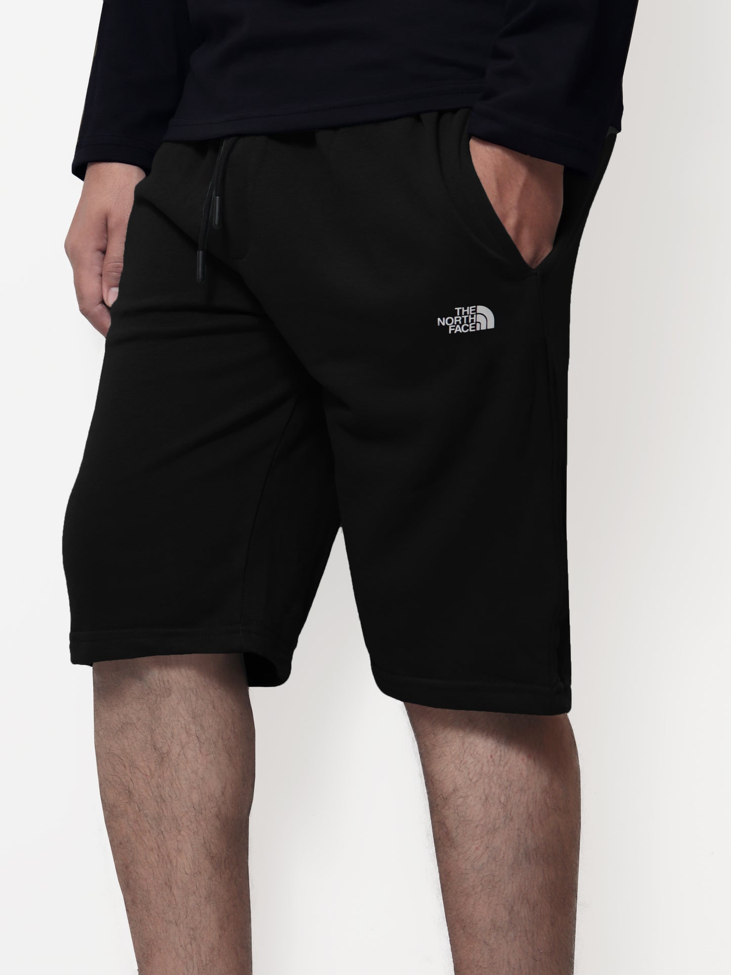 SH406- NF PREMIUM COTTON SHORTS "BLACK"