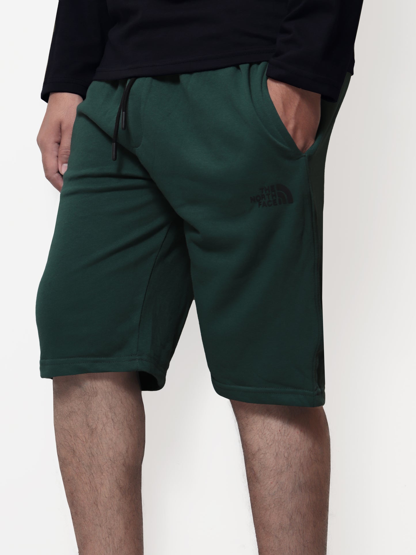 SH406- NF PREMIUM COTTON SHORTS "DEEP GREEN"