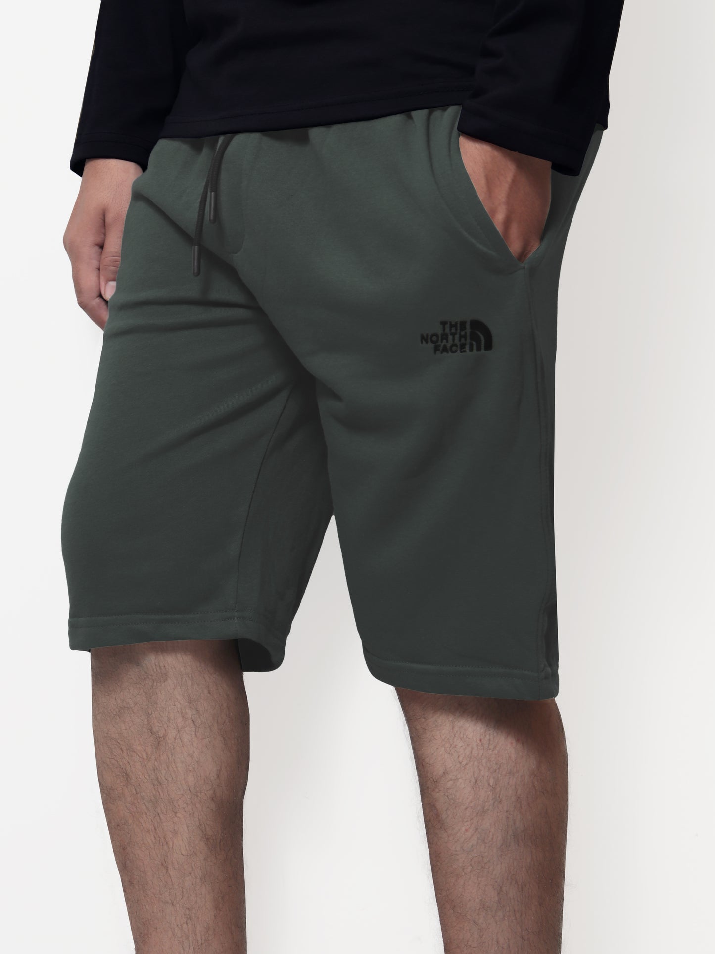 SH406- NF PREMIUM COTTON SHORTS "MID GREEN"
