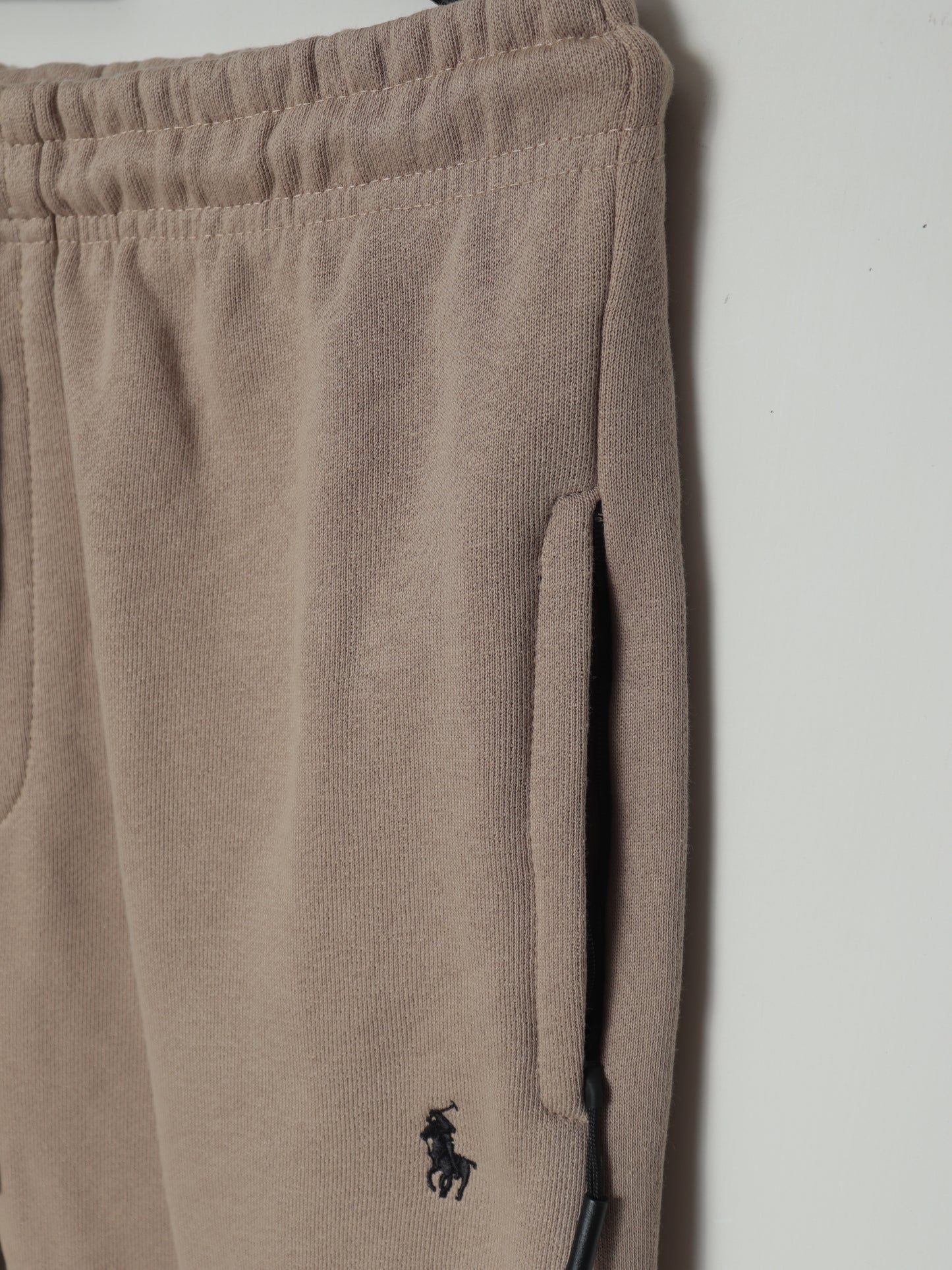 TR329-B- PRLN COTTON TERRY BACK POCKET TROUSER "BROWN"
