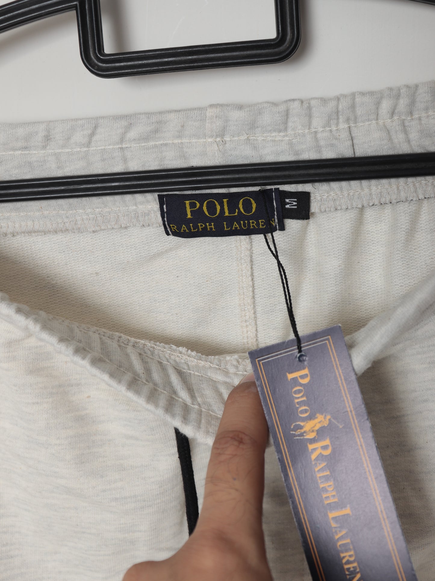 TR329-B- PRLN COTTON TERRY BACK POCKET TROUSER "HEATHER GREY"