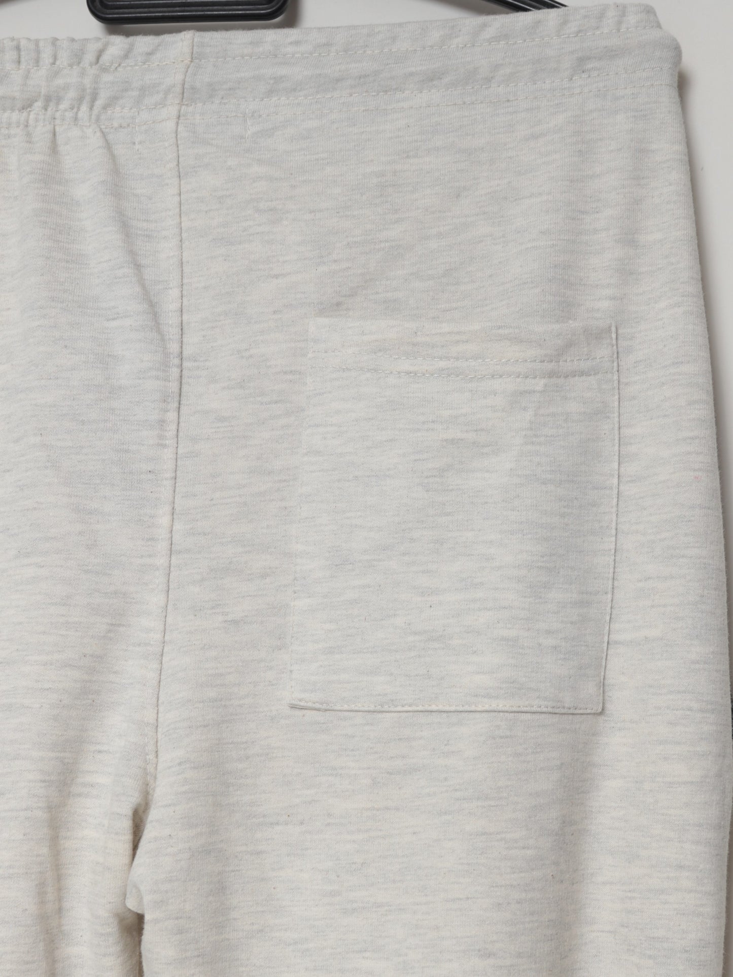 TR329-B- PRLN COTTON TERRY BACK POCKET TROUSER "HEATHER GREY"