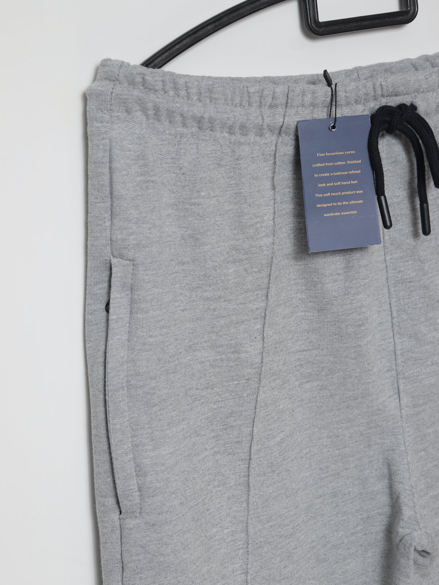 TR329.2- PRLN STRIPE 100% COTTON PREMIUM TROUSER "GREY"