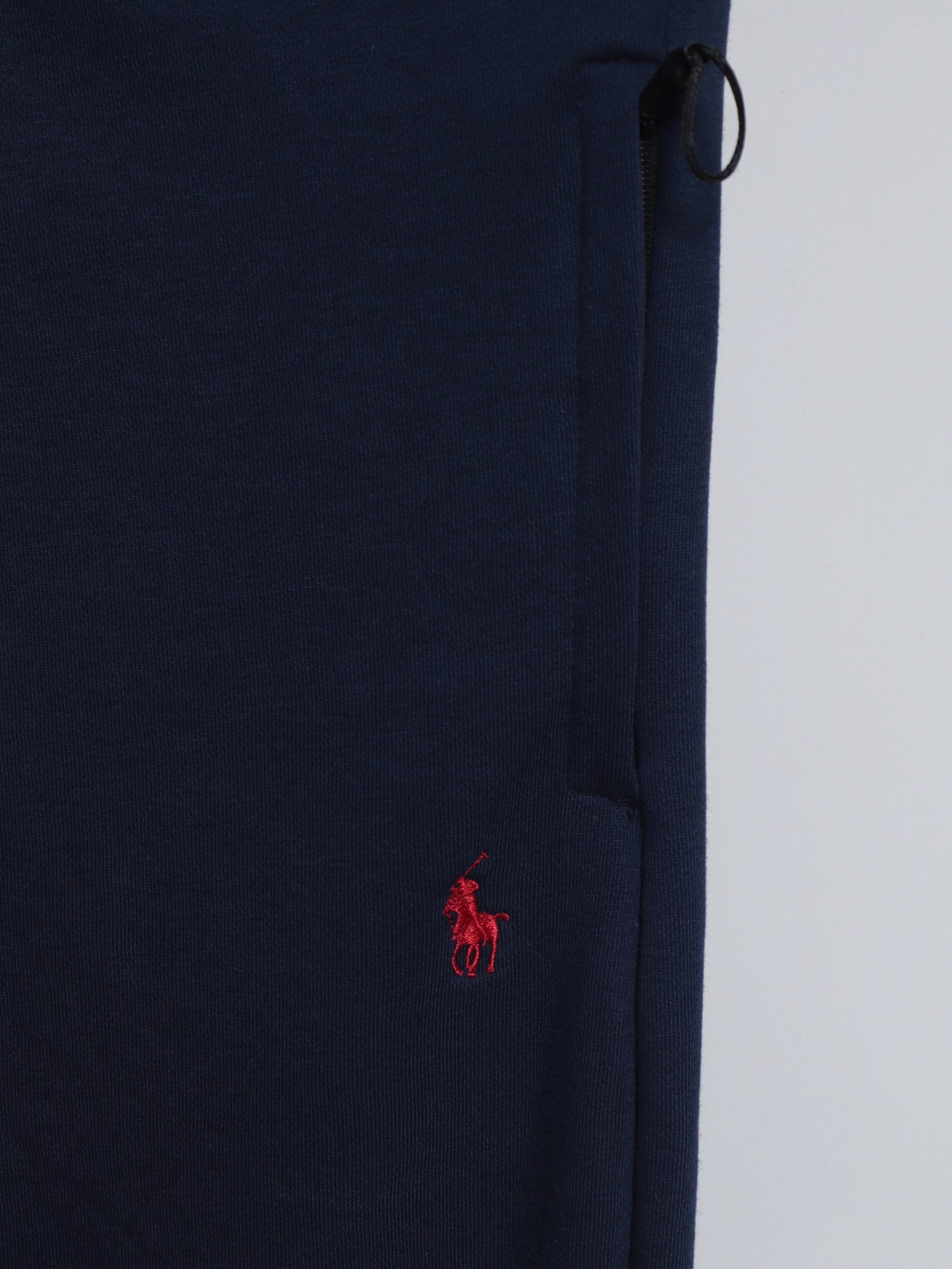TR329-B- PRLN COTTON TERRY BACK POCKET TROUSER "NEW NAVY"