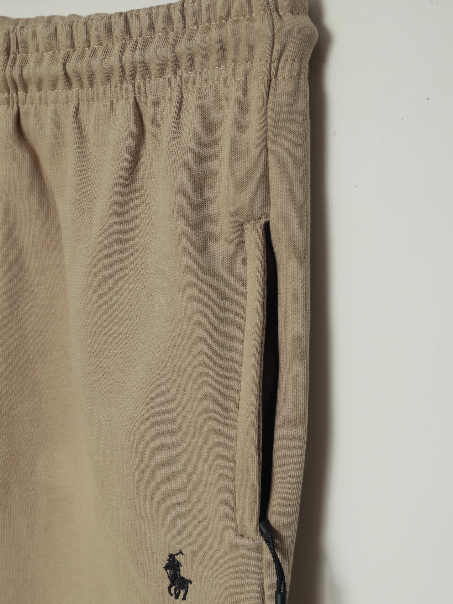 TR329-B- PRLN COTTON TERRY BACK POCKET TROUSER "KHAKI"