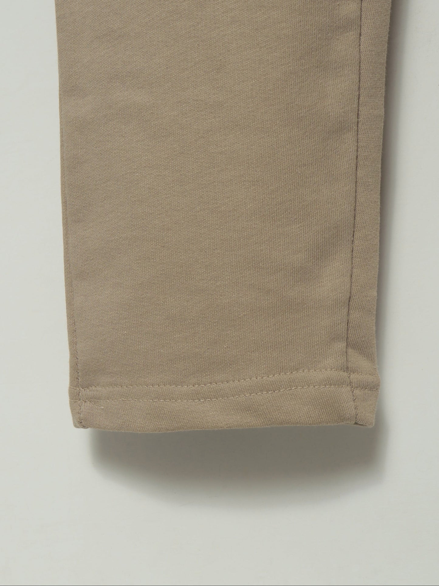 TR329-B- PRLN COTTON TERRY BACK POCKET TROUSER "KHAKI"