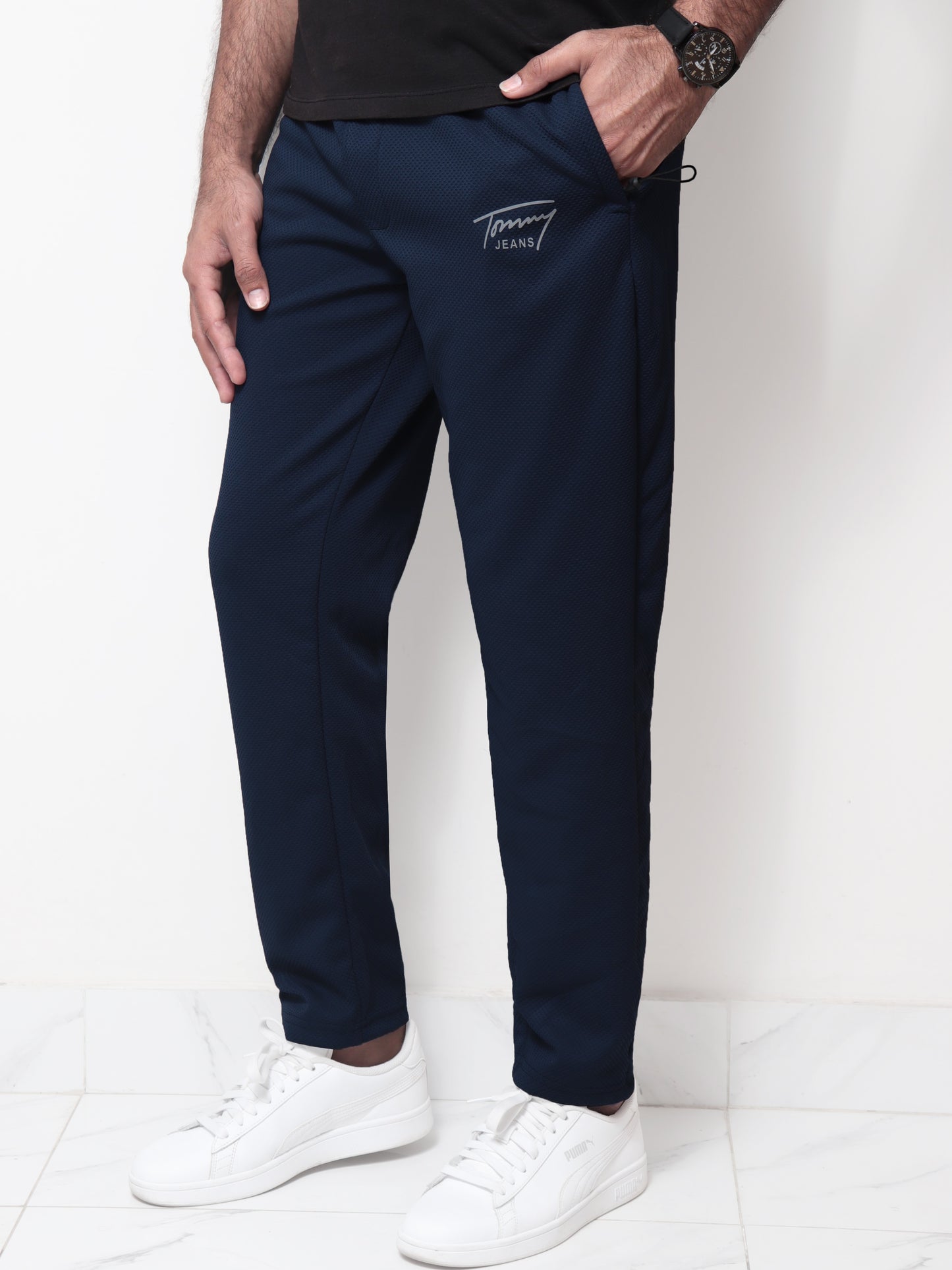 TR332- TH POPCORN PREMIUM DRI FIT TROUSER "NAVY"