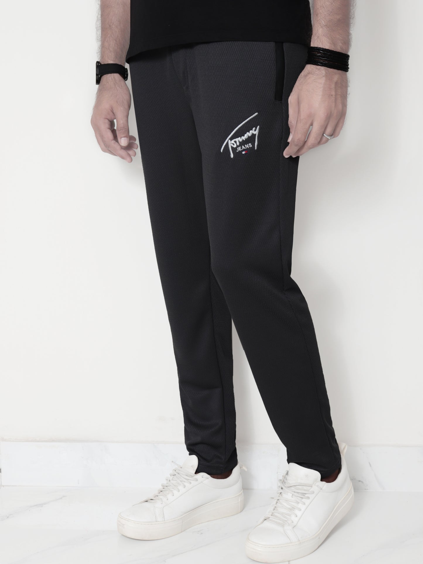 TR323- TJ MESH TEXTURE PREMIUM TROUSER "SLATE GREY"