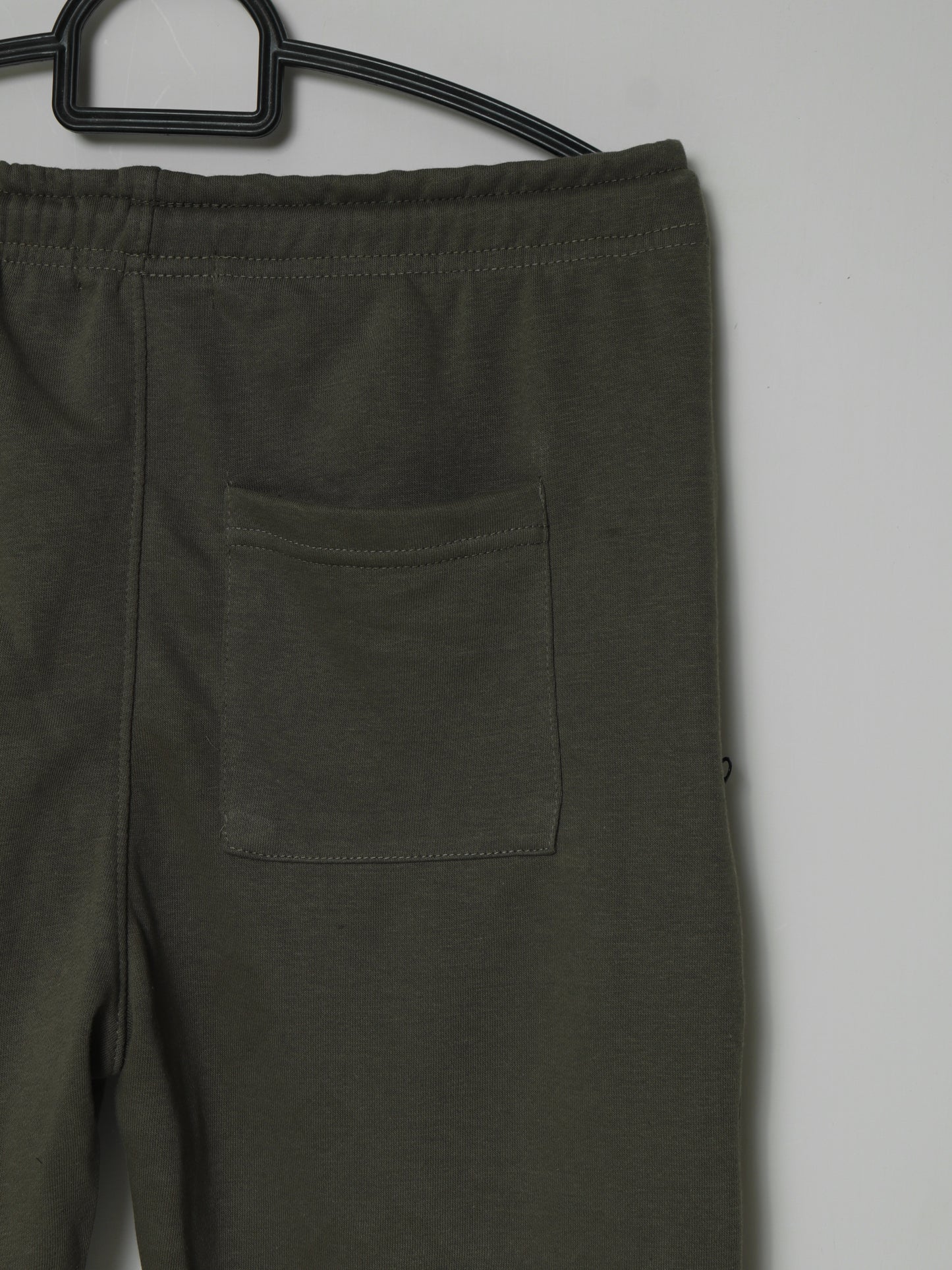 TR337-TMY PURE COTTON TERRY BACK POCKET TROUSER "OLIVE"