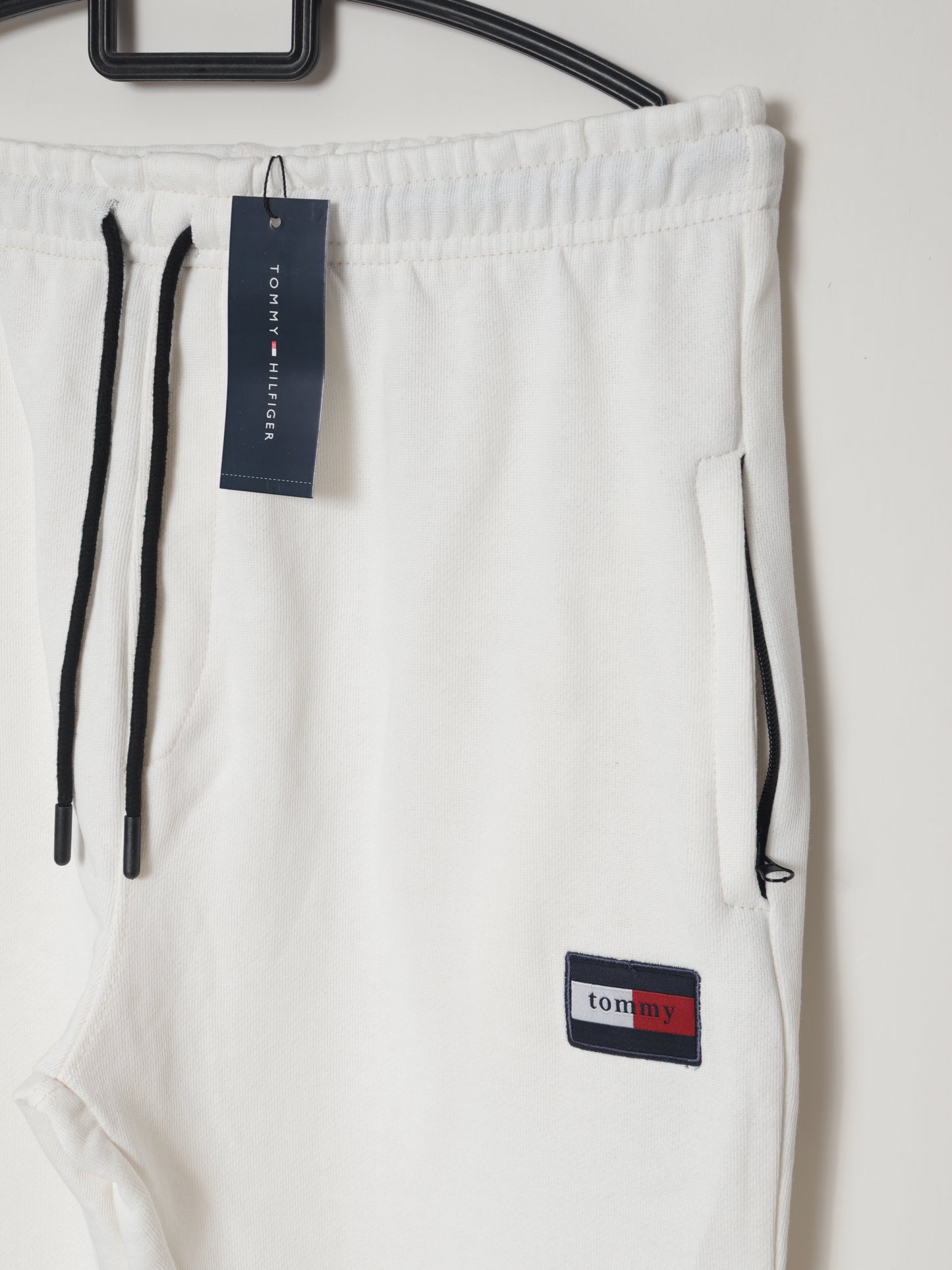 TR337-TMY PURE COTTON TERRY BACK POCKET TROUSER "EGG WHITE"