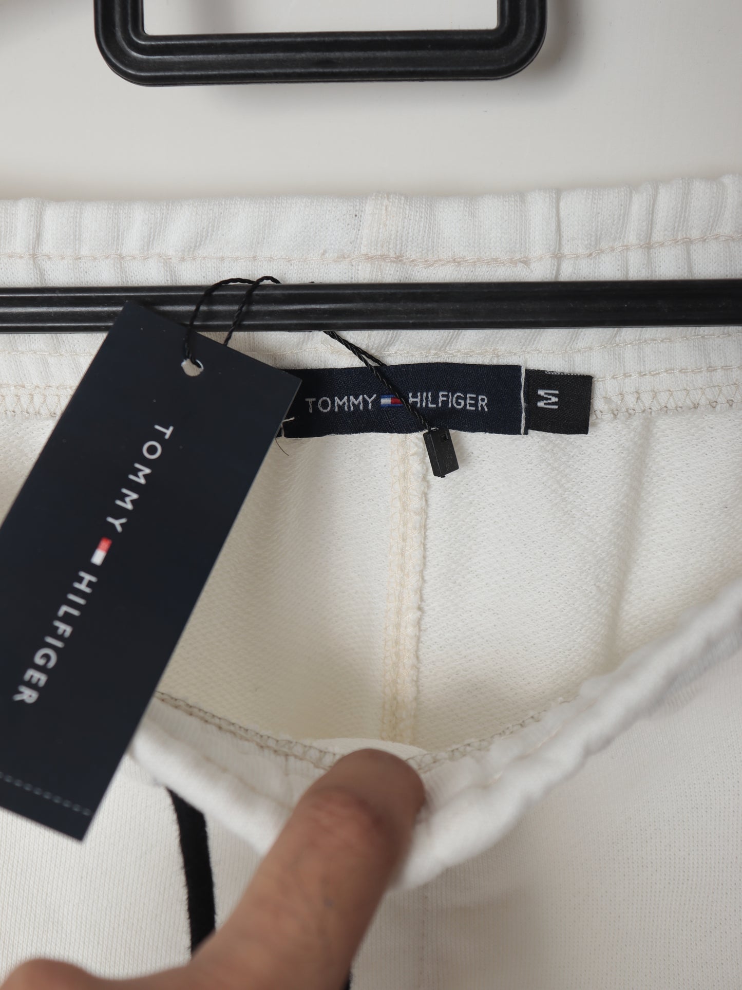 TR337-TMY PURE COTTON TERRY BACK POCKET TROUSER "EGG WHITE"