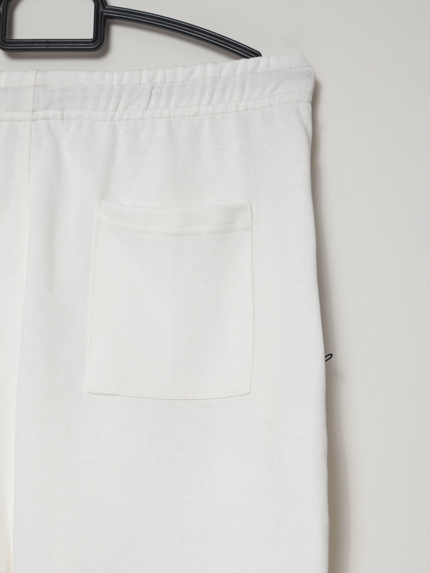 TR337-TMY PURE COTTON TERRY BACK POCKET TROUSER "EGG WHITE"