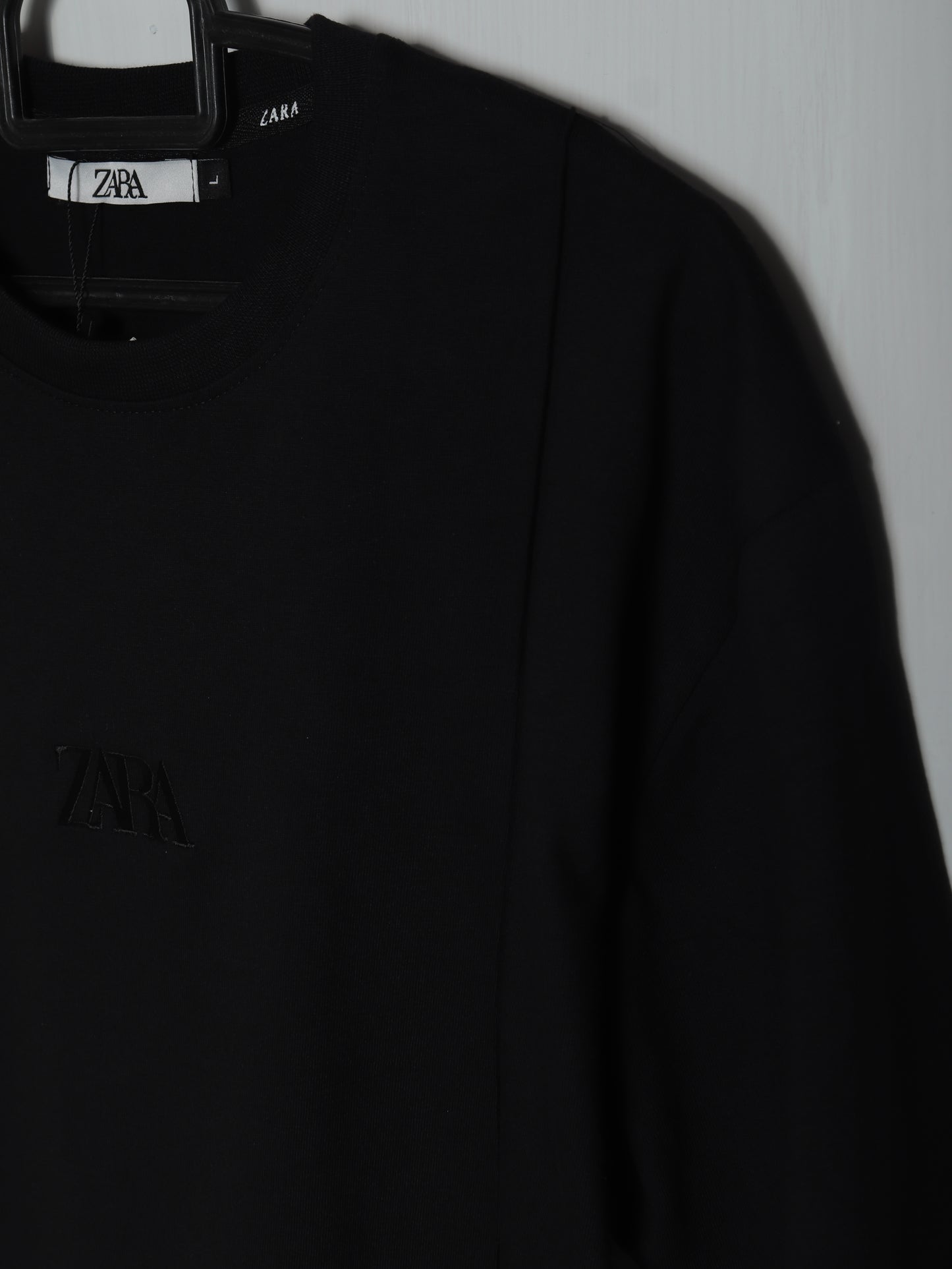 CTS4- ZRA RELAX FIT PREMIUM COTTON T SHIRT "BLACK"