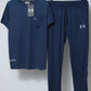 BL-TRSU602- UNARM DRI-FIT SUMMER TRACKSUIT 'NAVY'