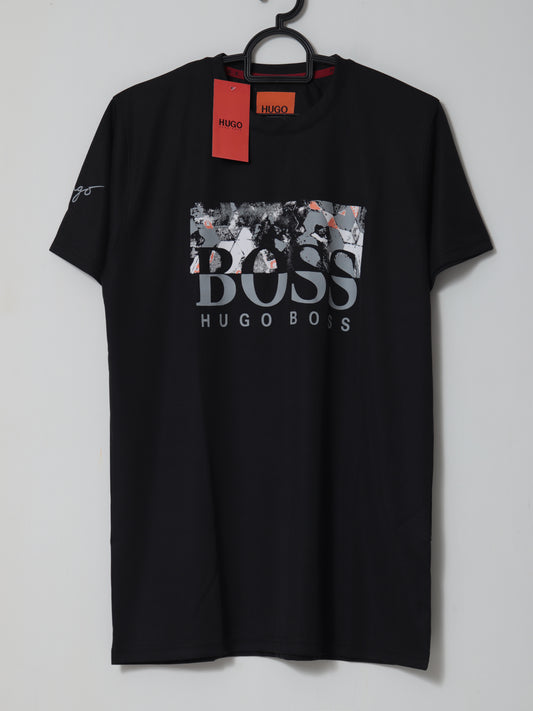 BL-TS.111- HGOBSS DRY FIT PREMIUM T SHIRT "BLACK"