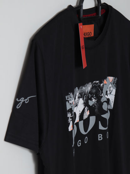 BL-TS.111- HGOBSS DRY FIT PREMIUM T SHIRT "BLACK"