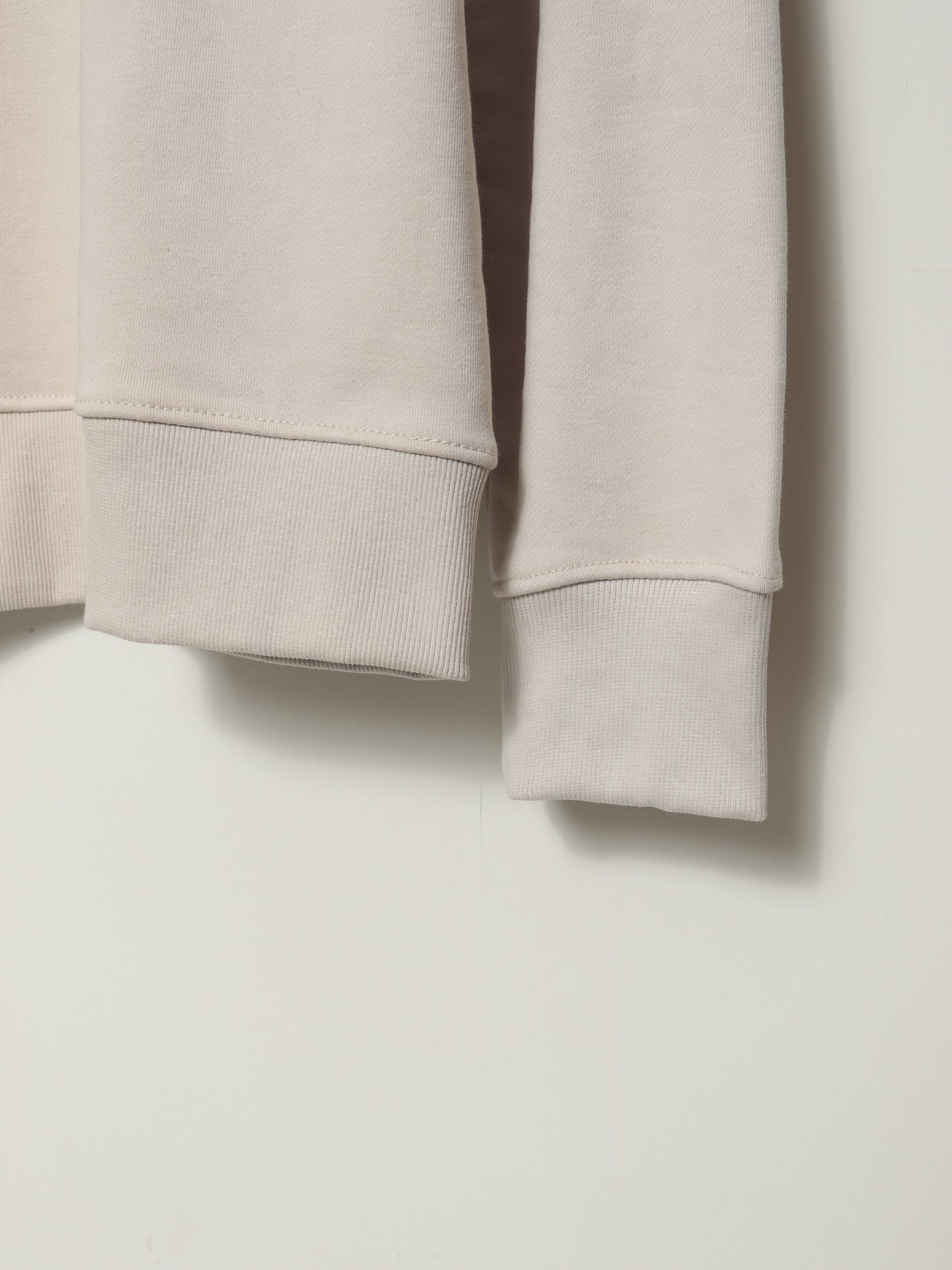 SS402- PRLN PURE COTTON DROP SHOULDER SWEATSHIRT "IVORY CREAM"
