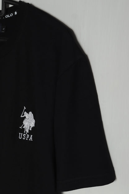 CTS5- U.S.P RELAX FIT PREMIUM COTTON T SHIRT "BLACK"