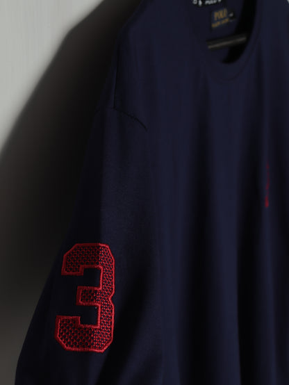CTS5- U.S.P RELAX FIT PREMIUM COTTON T SHIRT "NAVY"