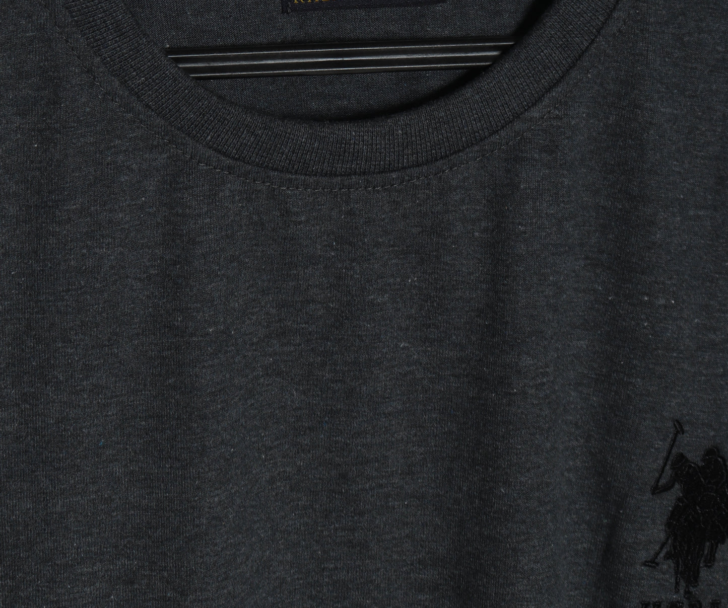 CTS5- U.S.P RELAX FIT PREMIUM COTTON T SHIRT "CHARCOAL"