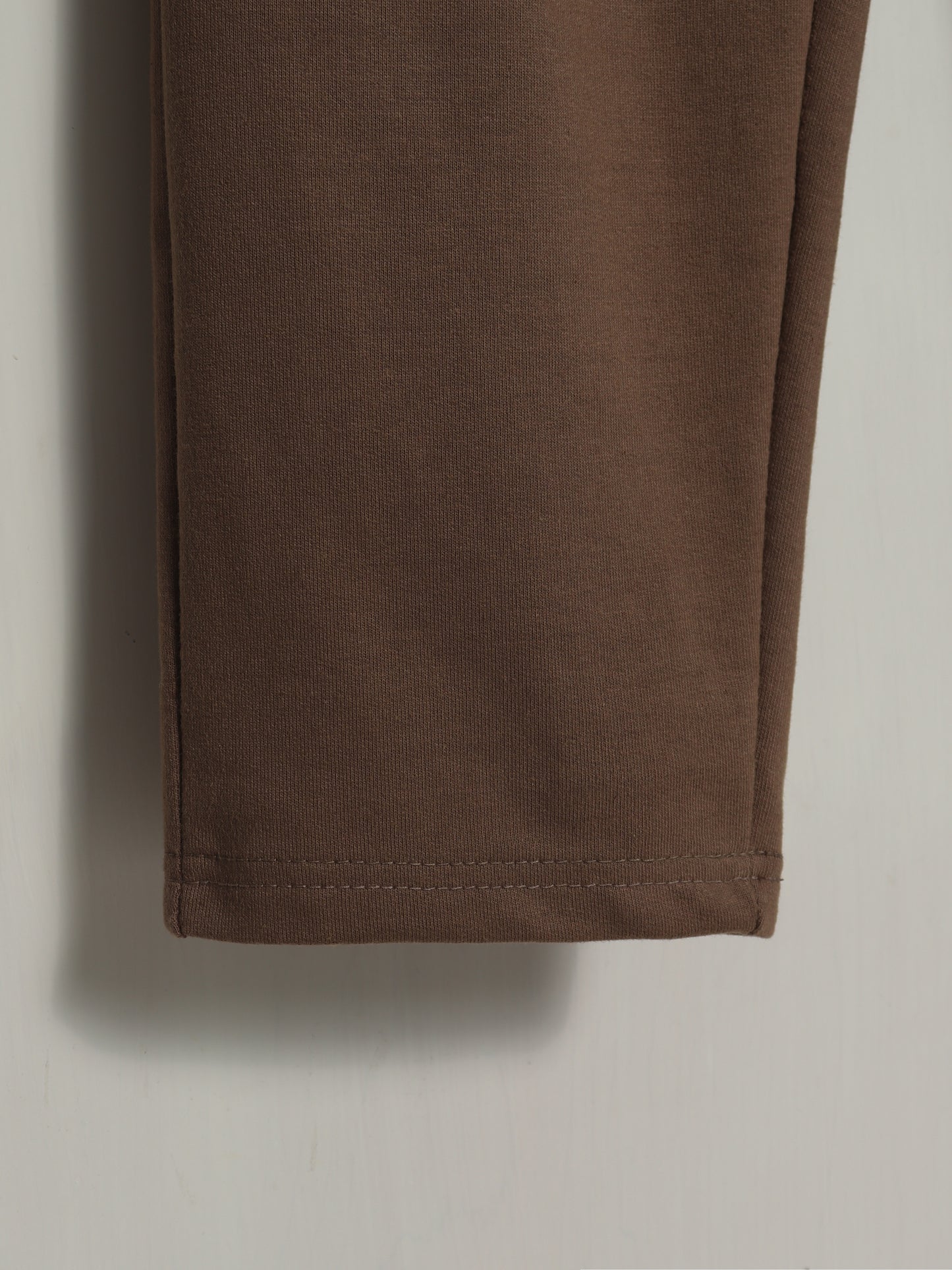 TR329-B- PRLN COTTON TERRY BACK POCKET TROUSER "MID BROWN"