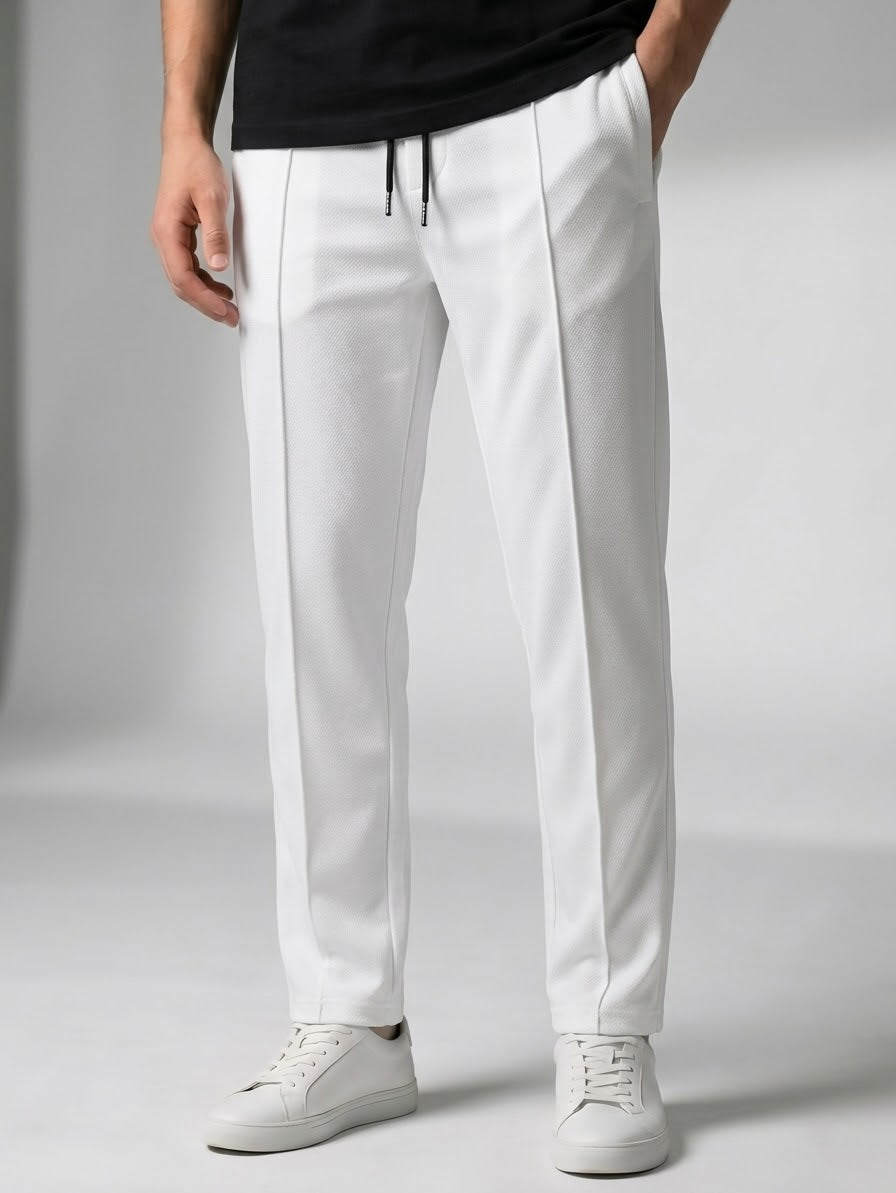 TR340- ZRA DRI-FIT MICROFIBER PREMIUM TROUSER "WHITE"