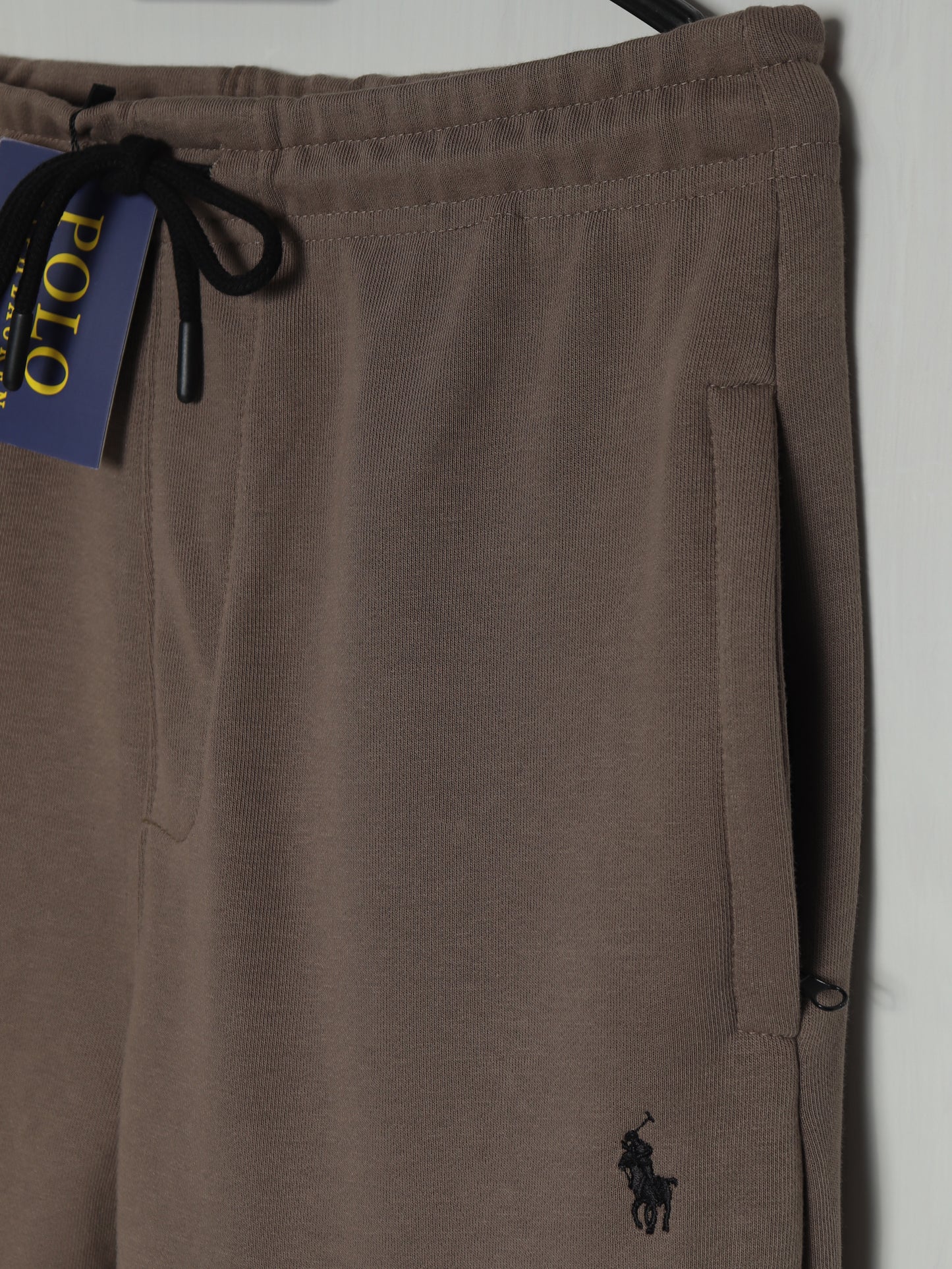 TR329-B- PRLN COTTON TERRY BACK POCKET TROUSER "COFFEE BROWN"