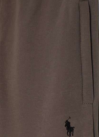 TR329-B- PRLN COTTON TERRY BACK POCKET TROUSER "COFFEE BROWN"