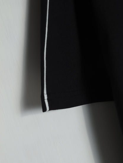 CTS1- LCSTE RELAX FIT PREMIUM COTTON T SHIRT "BLACK"
