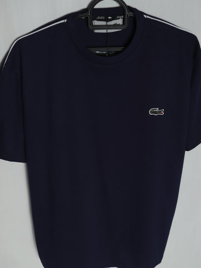 CTS1- LCSTE RELAX FIT PREMIUM COTTON T SHIRT "NAVY"