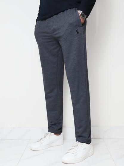 TR329- PRLN COTTON TERRY BACK POCKET TROUSER "TEXTURE NAVY"