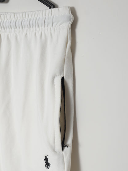 TR329- PRLN COTTON TERRY BACK POCKET TROUSER "WHITE"