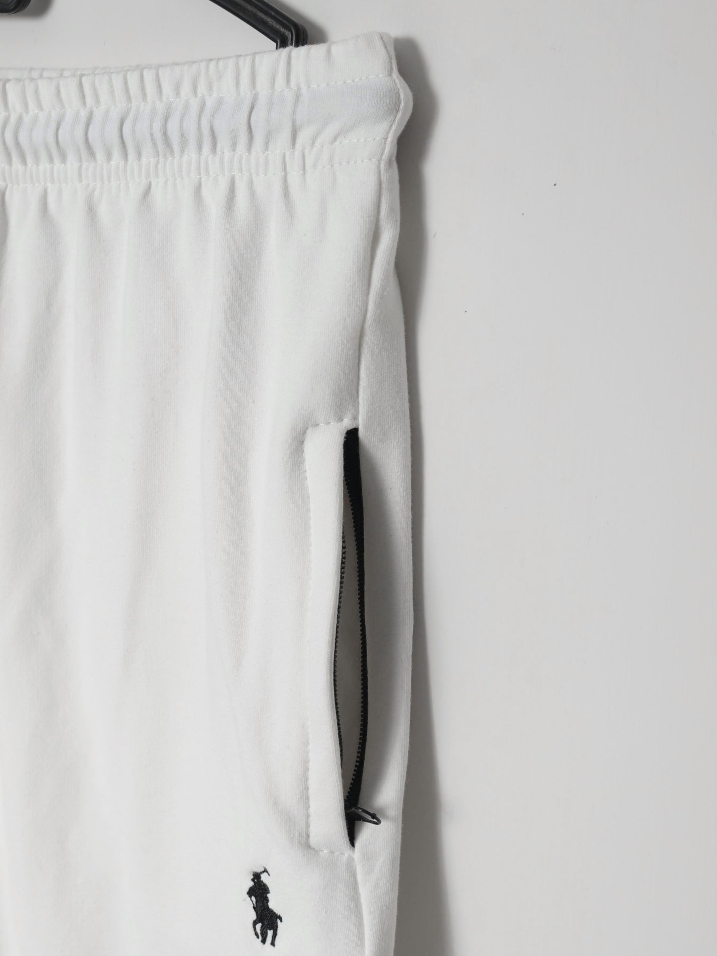 TR329- PRLN COTTON TERRY BACK POCKET TROUSER "WHITE"