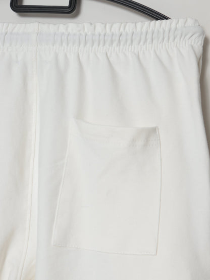 TR329- PRLN COTTON TERRY BACK POCKET TROUSER "WHITE"
