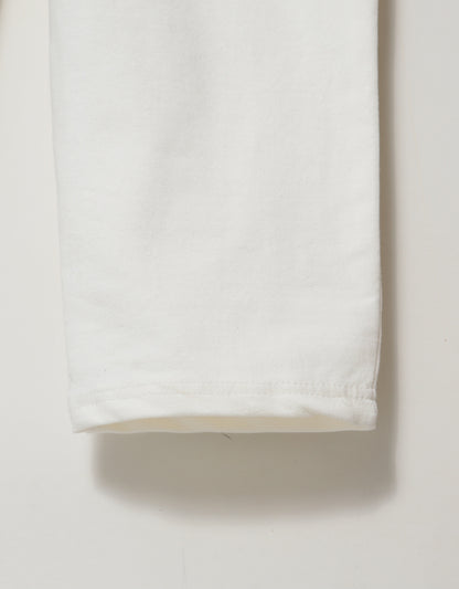 TR329- PRLN COTTON TERRY BACK POCKET TROUSER "WHITE"