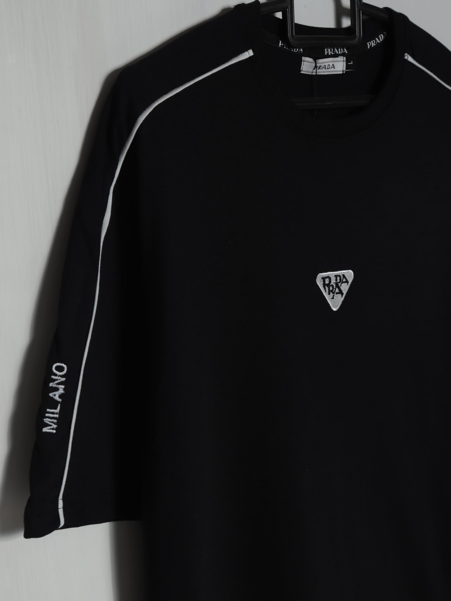 CTS2- PRDA RELAX FIT PREMIUM COTTON T SHIRT "BLACK"