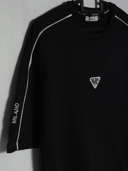 CTS2- PRDA RELAX FIT PREMIUM COTTON T SHIRT "BLACK"