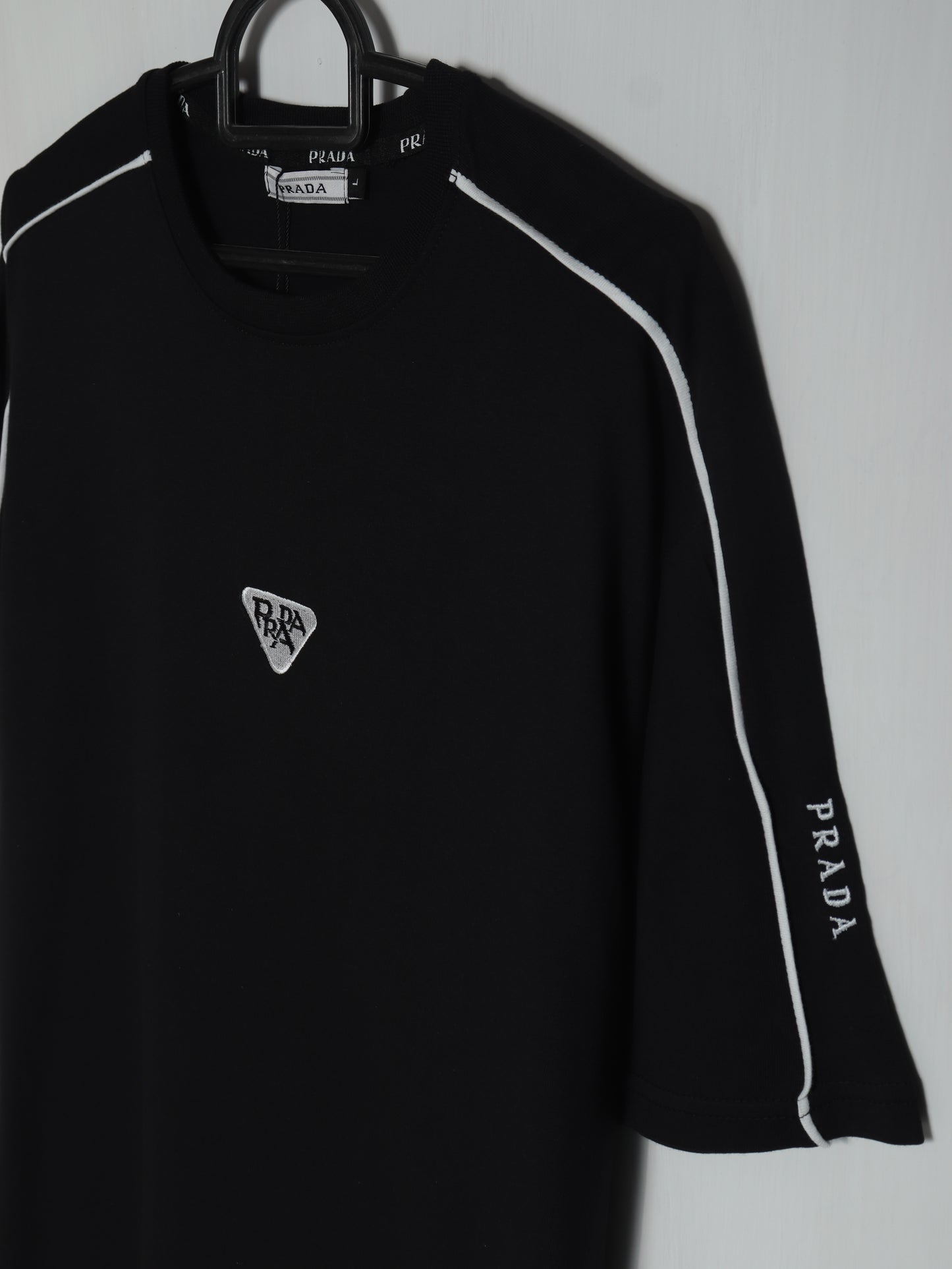 CTS2- PRDA RELAX FIT PREMIUM COTTON T SHIRT "BLACK"