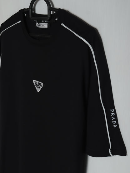 CTS2- PRDA RELAX FIT PREMIUM COTTON T SHIRT "BLACK"