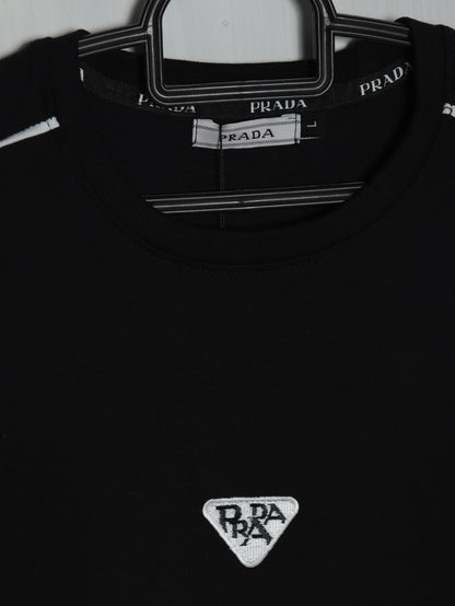 CTS2- PRDA RELAX FIT PREMIUM COTTON T SHIRT "BLACK"