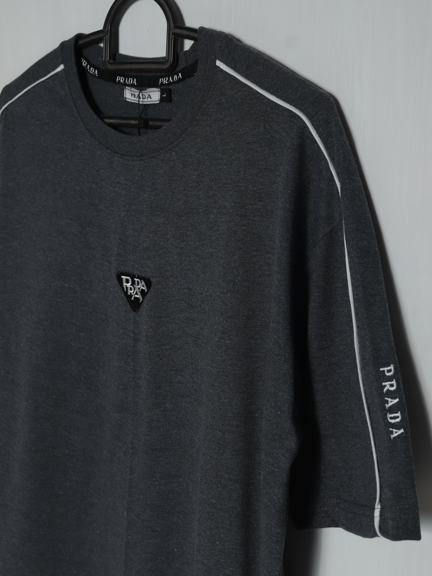 CTS2- PRDA RELAX FIT PREMIUM COTTON T SHIRT "CHARCOAL"